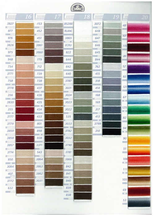 DMC Embroidery Floss (Color # 150 - 519) - Image 5